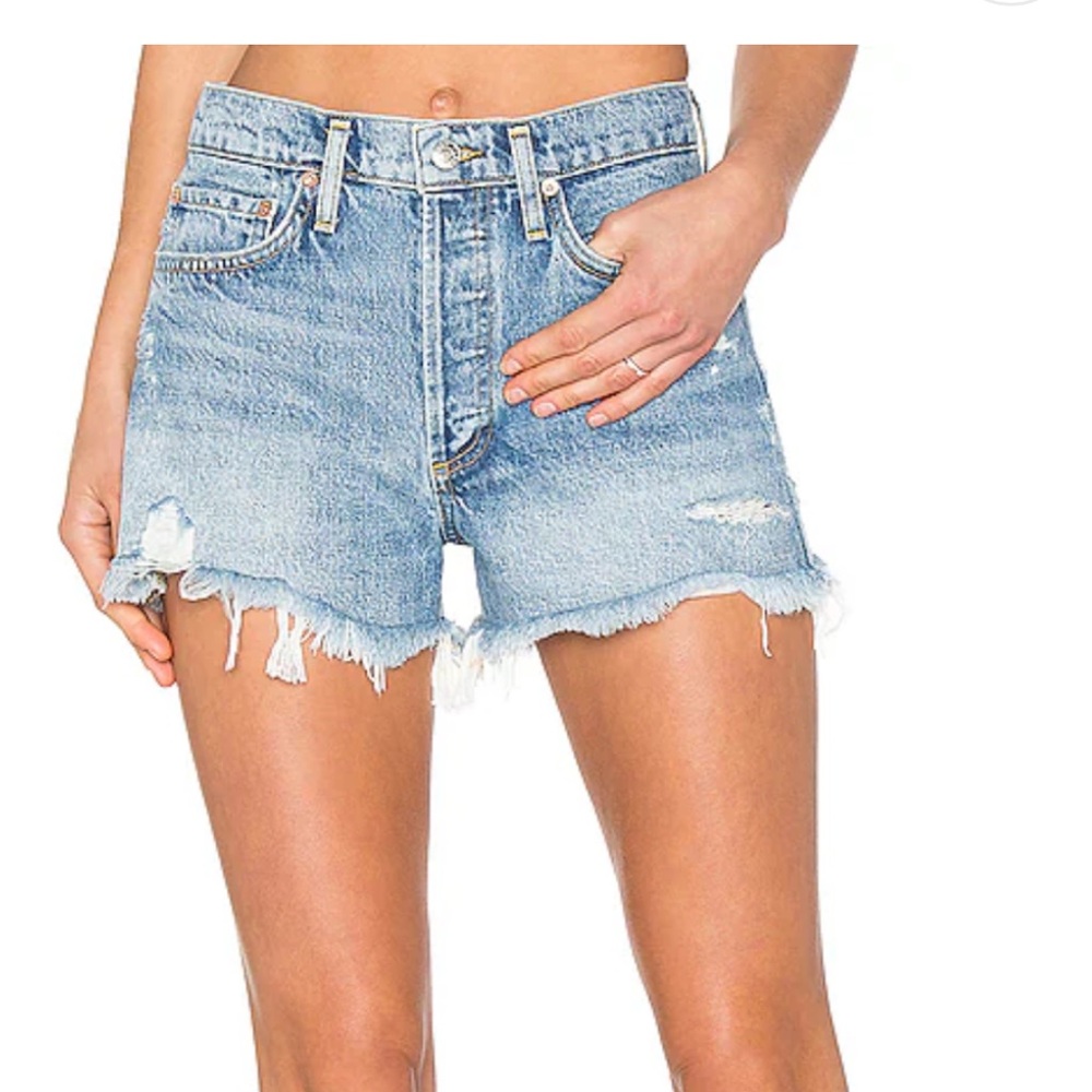 agolde - denim shorts